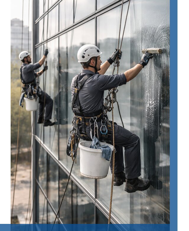 Мойка сплошного остекления в Новокузнецке, заказать от 308 р.| ВЫСОТНИК-Нвк