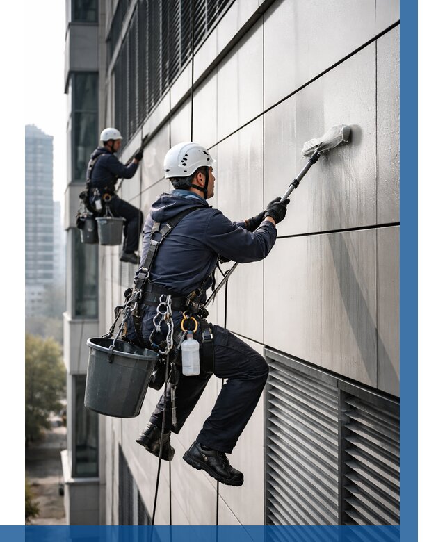 Мойка вентилируемого фасада в Новокузнецке от 257 р. | ВЫСОТНИК-Нвк