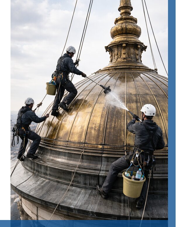 Мойка куполов и шпилей в Новокузнецке от 8219 р. - заказать | ВЫСОТНИК-Нвк