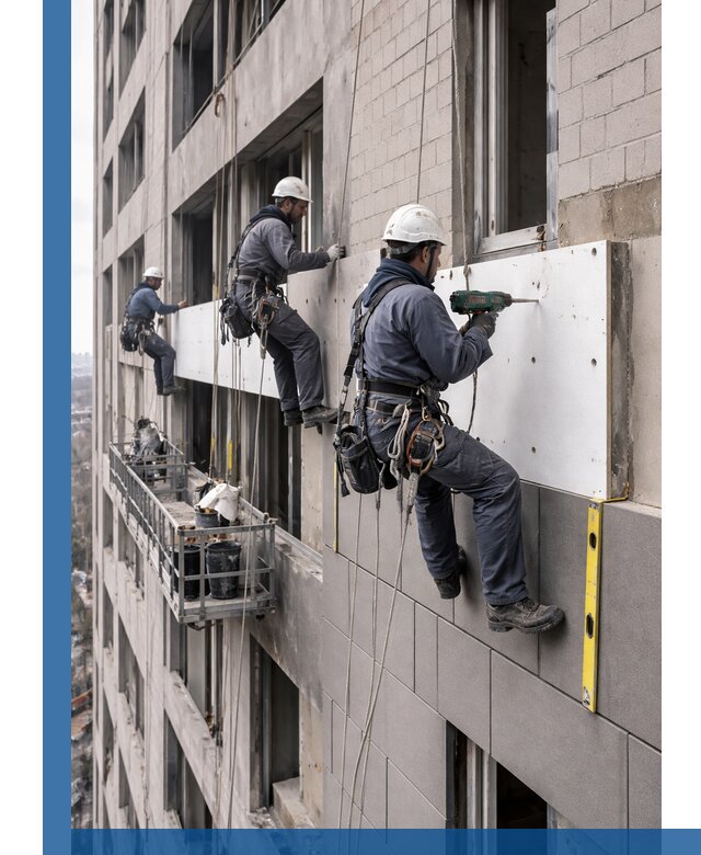 Монтаж фасадных термопанелей высокого качества в Новокузнецке