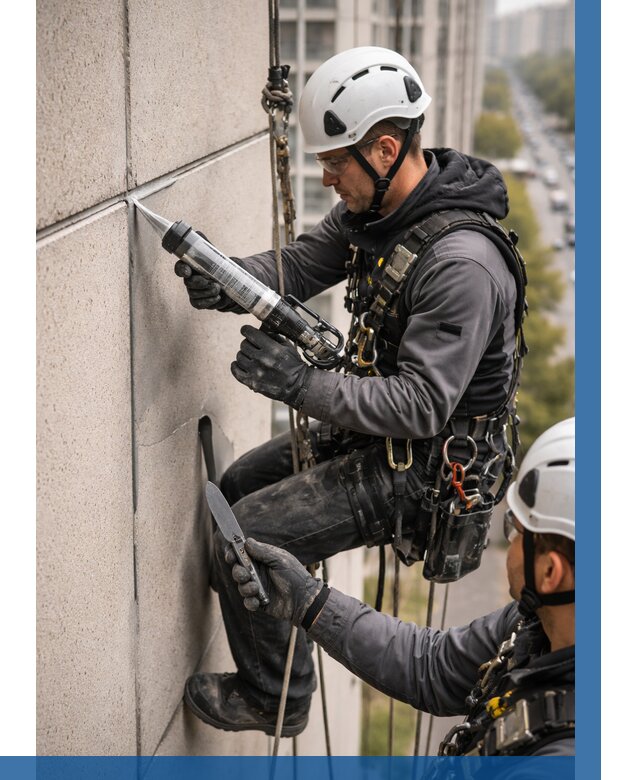 Первичная герметизация швов в Новокузнецке от 616 р. | ВЫСОТНИК-Нвк