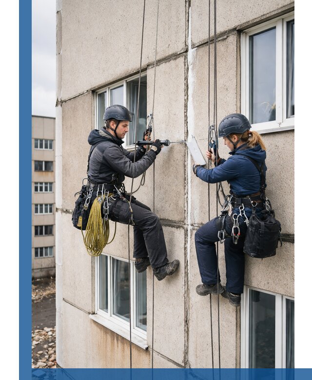 Герметизация межпанельных швов тёплым швом в Новокузнецке