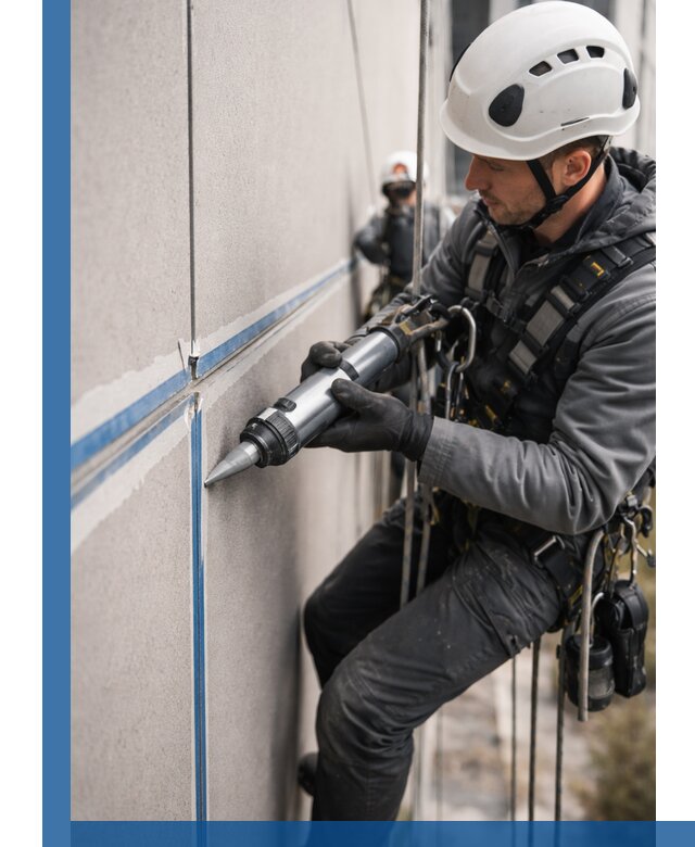 Герметизация стыков фасадных панелей в Новокузнецке качественно и быстро