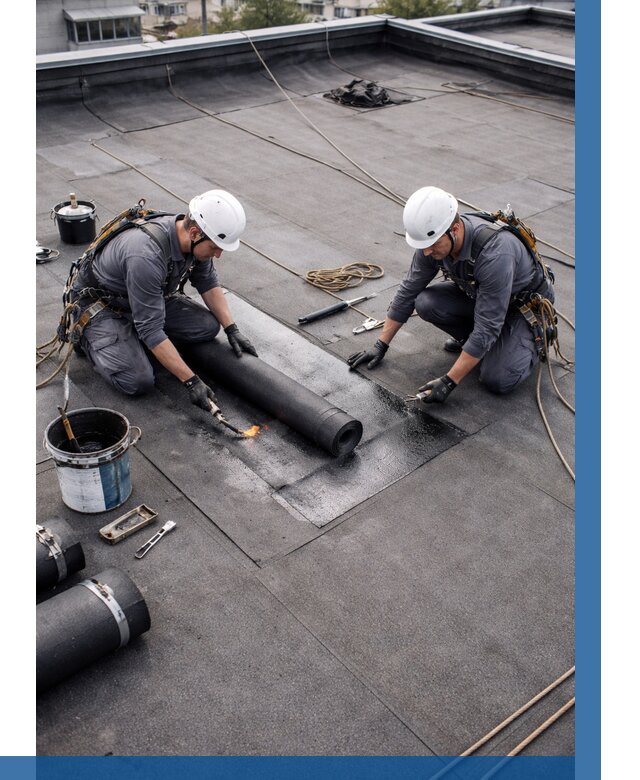 Ремонт мягкой кровли под ключ в Новокузнецке от 719 р. | ВЫСОТНИК-Нвк