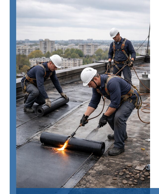 Ремонт наплавляемой кровли в Новокузнецке качественно и надежно