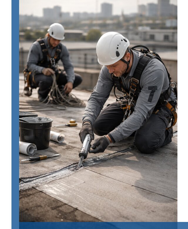 Аварийное и капитальное устранение протечек кровли в Новокузнецке