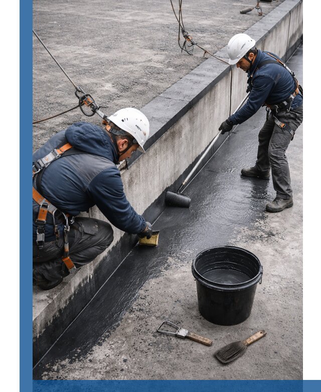 Гидроизоляция кровли жидкой резиной профессионально в Новокузнецке