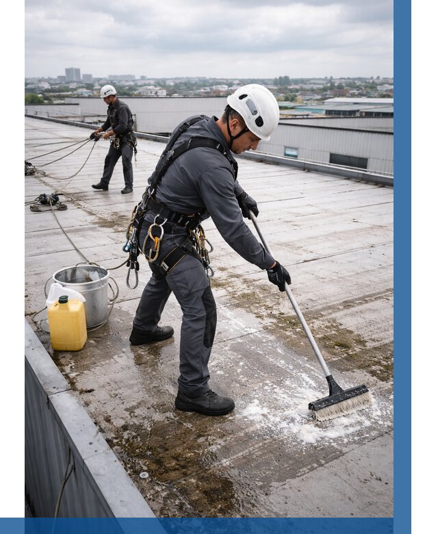 Очистка крыши по графику в Новокузнецке от 7706 р. | ВЫСОТНИК-Нвк