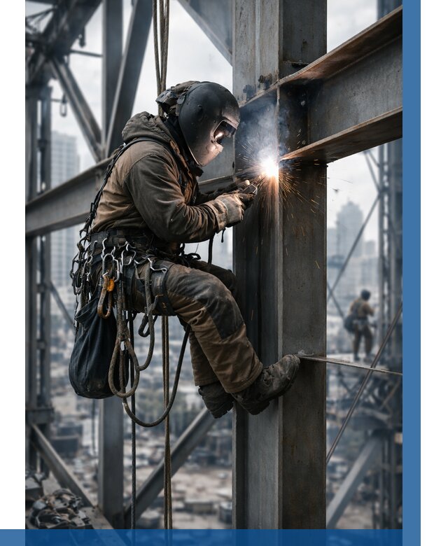 Высотные сварочные работы в Новокузнецке от 3596 р. | ВЫСОТНИК-Нвк