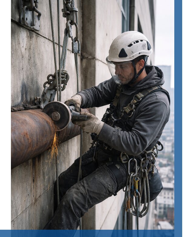 Резка металла на высоте в Новокузнецке по цене от 4623 р. | ВЫСОТНИК-Нвк