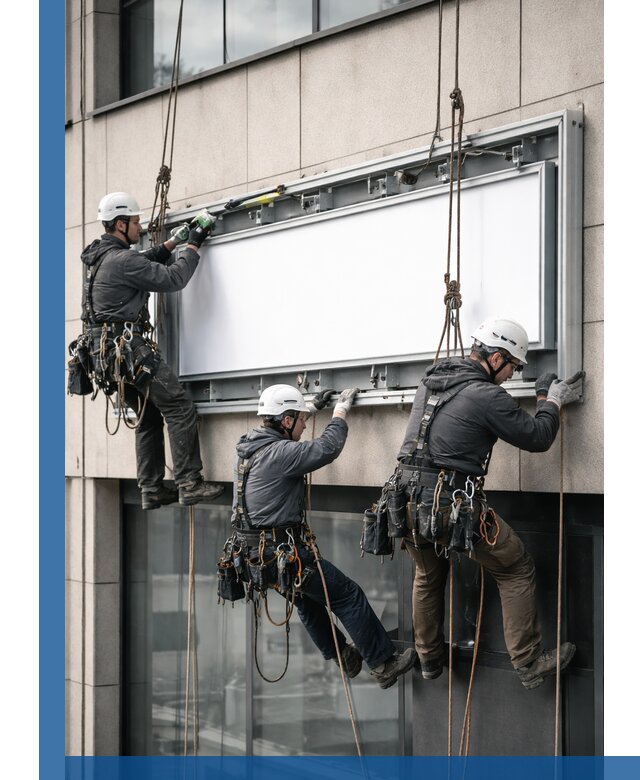 Профессиональный монтаж светового короба под ключ в Новокузнецке