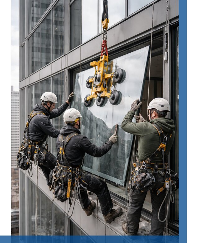 Фасадное остекление зданий под ключ в Новокузнецке от 10274 р. | ВЫСОТНИК-Нвк