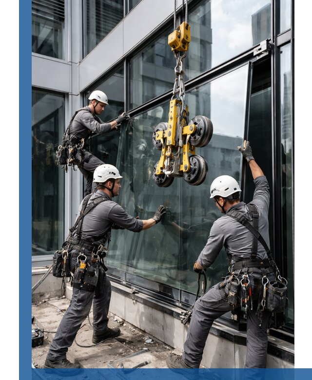 Структурное остекление фасадов в Новокузнецке монтаж и обслуживание