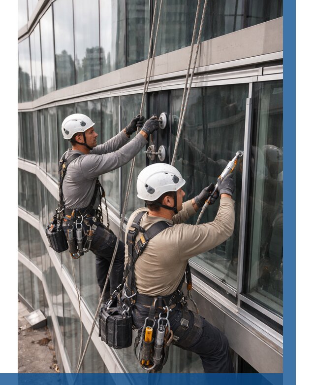 Радиусное остекление фасада в Новокузнецке от 12329 р. | ВЫСОТНИК-Нвк