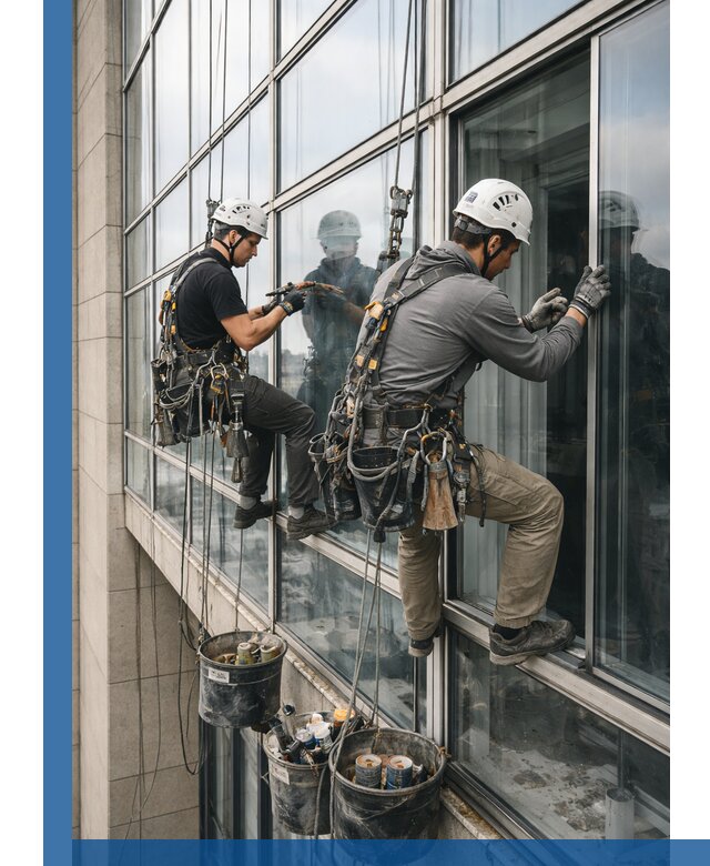 Ремонт витражных конструкций и фасадного остекления в Новокузнецке