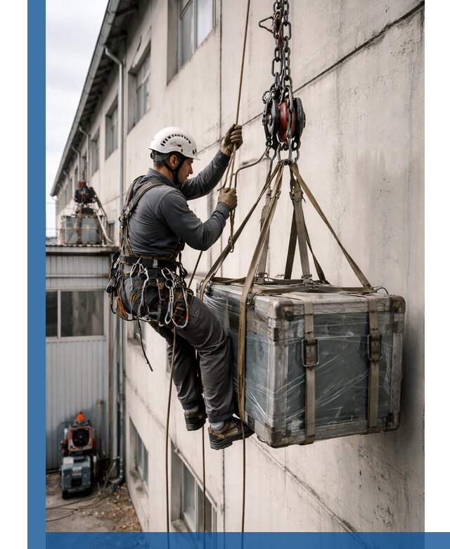 Подъем грузов на высоту в Новокузнецке для промышленных объектов