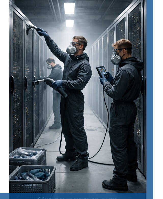 Обеспыливание серверной комнаты в Новокузнецке от 4623 р. | ВЫСОТНИК-Нвк