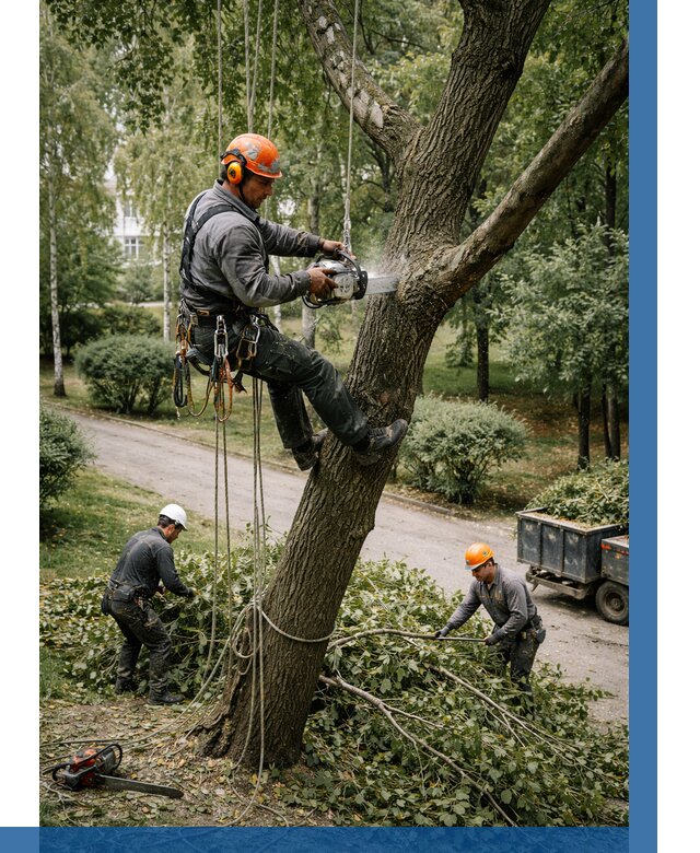 Кронирование деревьев в Новокузнецке от 6678 р. | ВЫСОТНИК-Нвк