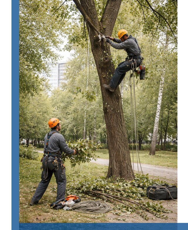 Санитарная обрезка деревьев в Новокузнецке, профессионально и безопасно