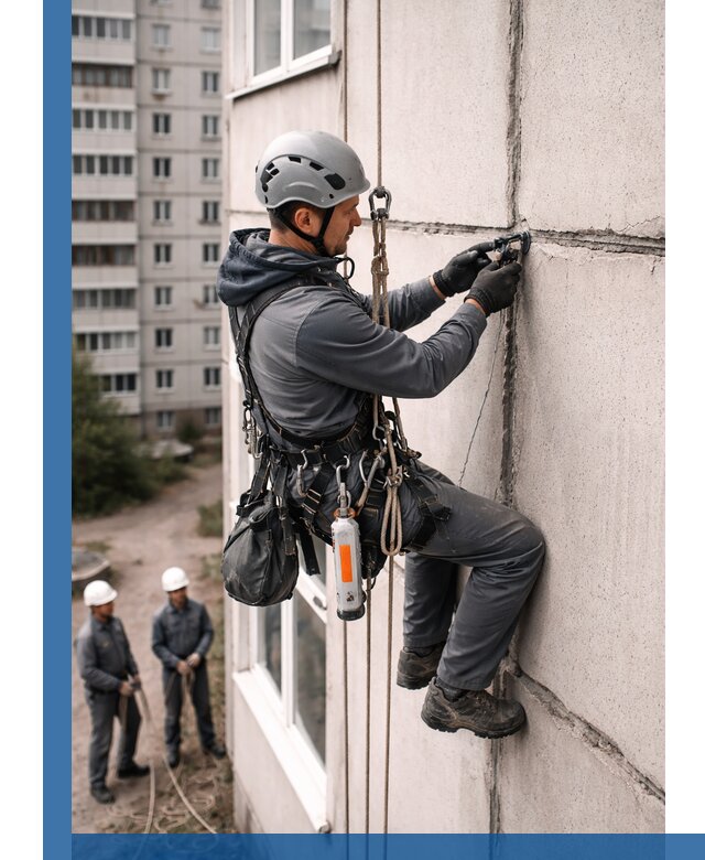 Обследование межпанельных швов и герметизация в Новокузнецке